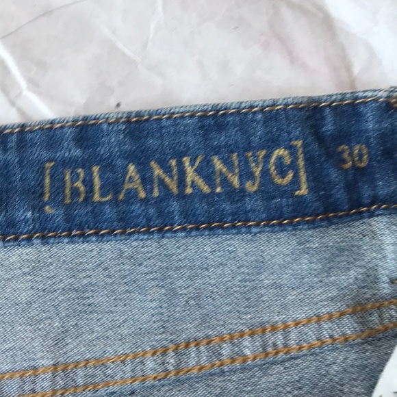 NWOT Blanknyc Cutoff Denim Shorts Metal Detail 30 - Picture 7 of 8